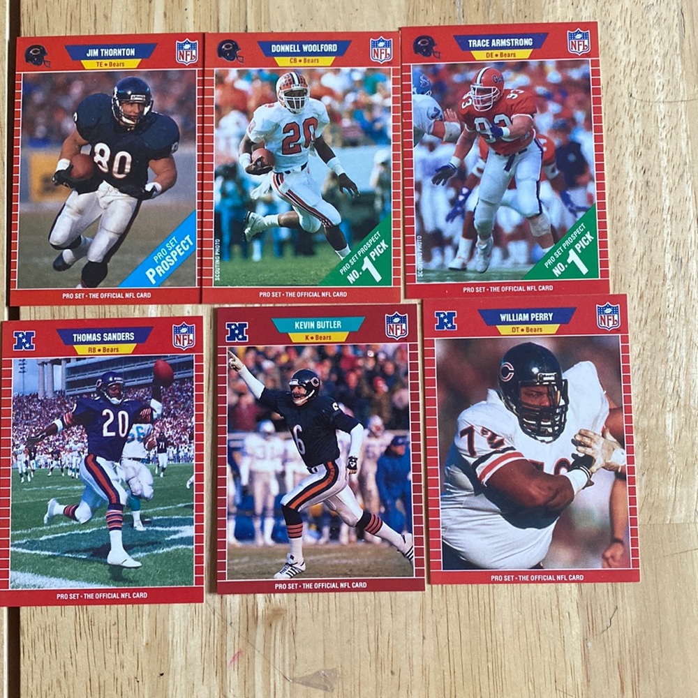 🍄🏈PRO SET BEARS 🐻 FOOTBALL